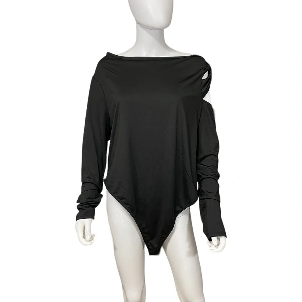 Bodysuit Black Shoulder Knot
New - Picture 2 of 6